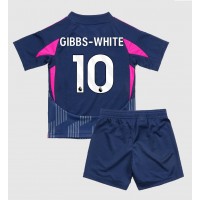 Nottingham Forest Morgan Gibbs-White #10 Udebanesæt Børn 2024-25 Kortærmet (+ Korte bukser)